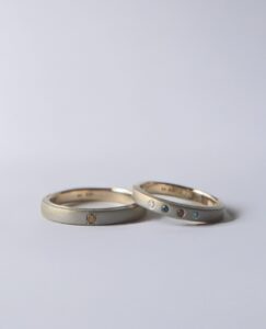 杢目金(もくめがね)結婚指輪